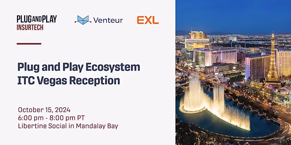 Venteur Hosts Reception at #ITC2024 with Plug and Play and EXL